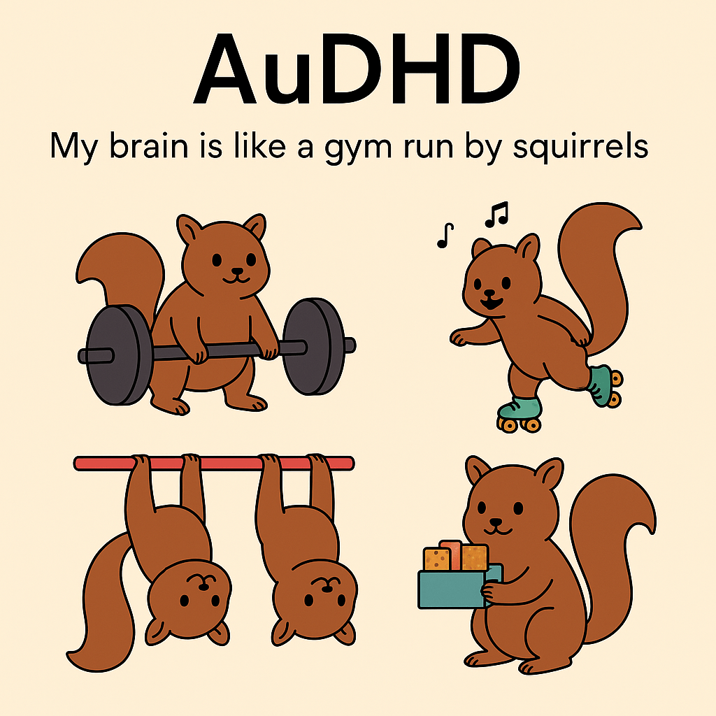Squirrels, Squats, and Sensory Overload: My Brain Explained